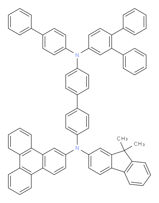 N4-([1,1'-biphenyl]-4-yl)-N4-([1,1':2',1''-terphenyl]-4'-yl)-N4'-(9,9-dimethyl-9H-fluoren-2-yl)-N4'-(triphenylen-2-yl)-[1,1'-biphenyl]-4,4'-diamine