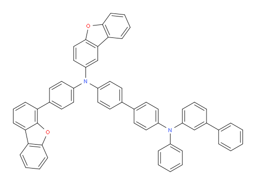 N4-([1,1'-biphenyl]-3-yl)-N4'-(dibenzo[b,d]furan-2-yl)-N4'-(4-(dibenzo[b,d]furan-4-yl)phenyl)-N4-phenyl-[1,1'-biphenyl]-4,4'-diamine