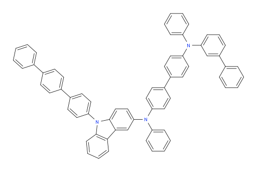 N4-([1,1'-biphenyl]-3-yl)-N4'-(9-([1,1':4',1''-terphenyl]-4-yl)-9H-carbazol-3-yl)-N4,N4'-diphenyl-[1,1'-biphenyl]-4,4'-diamine
