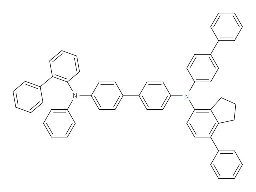 N4-([1,1'-biphenyl]-2-yl)-N4'-([1,1'-biphenyl]-4-yl)-N4-phenyl-N4'-(7-phenyl-2,3-dihydro-1H-inden-4-yl)-[1,1'-biphenyl]-4,4'-diamine