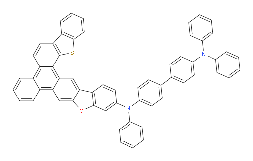 N4-(benzo[4',5']thieno[2',3':5,6]triphenyleno[2,3-b]benzofuran-14-yl)-N4,N4',N4'-triphenyl-[1,1'-biphenyl]-4,4'-diamine