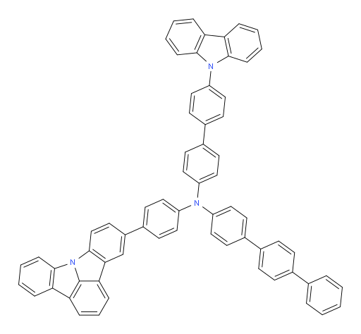 N-(4'-(9H-carbazol-9-yl)-[1,1'-biphenyl]-4-yl)-N-(4-(indolo[3,2,1-jk]carbazol-5-yl)phenyl)-[1,1':4',1''-terphenyl]-4-amine
