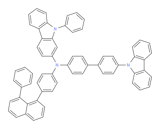 N-(4'-(9H-carbazol-9-yl)-[1,1'-biphenyl]-4-yl)-9-phenyl-N-(4-(8-phenylnaphthalen-1-yl)phenyl)-9H-carbazol-2-amine