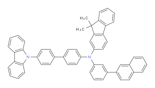 N-(4'-(9H-carbazol-9-yl)-[1,1'-biphenyl]-4-yl)-9,9-dimethyl-N-(3-(naphthalen-2-yl)phenyl)-9H-fluoren-2-amine