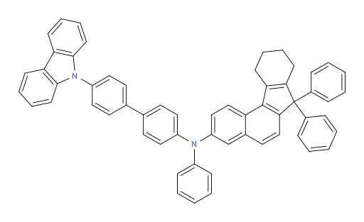 N-(4'-(9H-carbazol-9-yl)-[1,1'-biphenyl]-4-yl)-N,7,7-triphenyl-8,9,10,11-tetrahydro-7H-benzo[c]fluoren-3-amine
