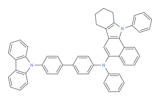 N-(4'-(9H-carbazol-9-yl)-[1,1'-biphenyl]-4-yl)-N,11-diphenyl-8,9,10,11-tetrahydro-7H-benzo[a]carbazol-5-amine