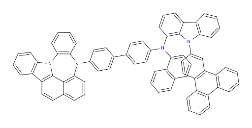 N-(4'-(4H-4,8b-diazaindeno[1,2,3-gh]pleiaden-4-yl)-[1,1'-biphenyl]-4-yl)-N-(naphthalen-1-yl)-9-(triphenylen-2-yl)-9H-carbazol-1-amine