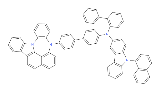 N-(4'-(4H-4,8b-diazaindeno[1,2,3-gh]pleiaden-4-yl)-[1,1'-biphenyl]-4-yl)-N-([1,1'-biphenyl]-2-yl)-9-(naphthalen-1-yl)-9H-carbazol-3-amine