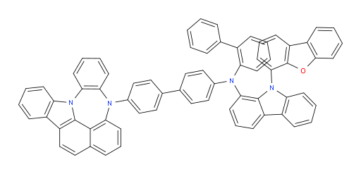 N-(4'-(4H-4,8b-diazaindeno[1,2,3-gh]pleiaden-4-yl)-[1,1'-biphenyl]-4-yl)-N-([1,1'-biphenyl]-2-yl)-9-(dibenzo[b,d]furan-4-yl)-9H-carbazol-1-amine