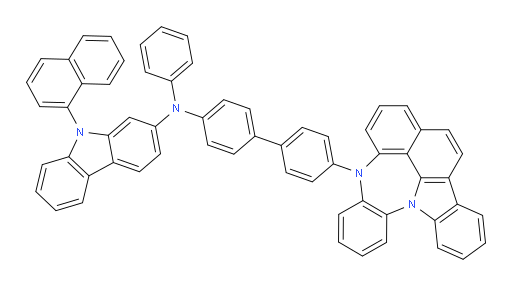 N-(4'-(4H-4,8b-diazaindeno[1,2,3-gh]pleiaden-4-yl)-[1,1'-biphenyl]-4-yl)-9-(naphthalen-1-yl)-N-phenyl-9H-carbazol-2-amine