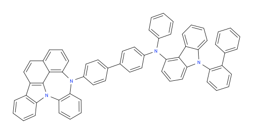 N-(4'-(4H-4,8b-diazaindeno[1,2,3-gh]pleiaden-4-yl)-[1,1'-biphenyl]-4-yl)-9-([1,1'-biphenyl]-2-yl)-N-phenyl-9H-carbazol-4-amine