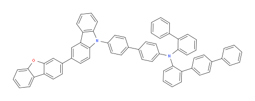 N-([1,1'-biphenyl]-2-yl)-N-(4'-(3-(dibenzo[b,d]furan-3-yl)-9H-carbazol-9-yl)-[1,1'-biphenyl]-4-yl)-[1,1':4',1''-terphenyl]-2-amine
