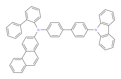 N-(4'-(9H-carbazol-9-yl)-[1,1'-biphenyl]-4-yl)-N-([1,1'-biphenyl]-2-yl)phenanthren-2-amine