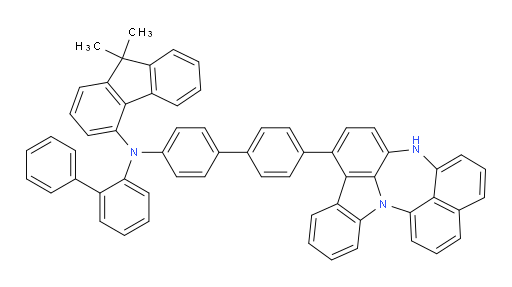 N-(4'-(4H-naphtho[1',8':5,6,7][1,4]diazepino[3,2,1-jk]carbazol-7-yl)-[1,1'-biphenyl]-4-yl)-N-([1,1'-biphenyl]-2-yl)-9,9-dimethyl-9H-fluoren-4-amine