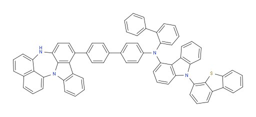 N-(4'-(4H-naphtho[1',8':5,6,7][1,4]diazepino[3,2,1-jk]carbazol-7-yl)-[1,1'-biphenyl]-4-yl)-N-([1,1'-biphenyl]-2-yl)-9-(dibenzo[b,d]thiophen-4-yl)-9H-carbazol-4-amine