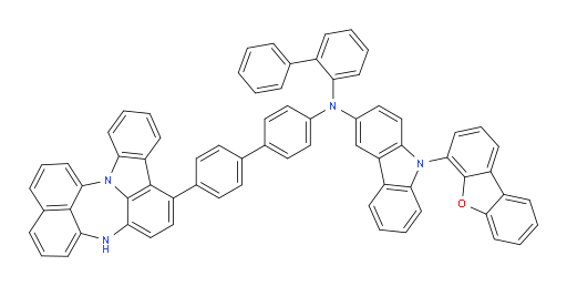 N-(4'-(4H-naphtho[1',8':5,6,7][1,4]diazepino[3,2,1-jk]carbazol-7-yl)-[1,1'-biphenyl]-4-yl)-N-([1,1'-biphenyl]-2-yl)-9-(dibenzo[b,d]furan-4-yl)-9H-carbazol-3-amine