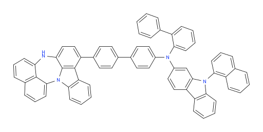 N-(4'-(4H-naphtho[1',8':5,6,7][1,4]diazepino[3,2,1-jk]carbazol-7-yl)-[1,1'-biphenyl]-4-yl)-N-([1,1'-biphenyl]-2-yl)-9-(naphthalen-1-yl)-9H-carbazol-2-amine