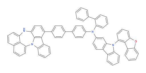 N-(4'-(4H-naphtho[1',8':5,6,7][1,4]diazepino[3,2,1-jk]carbazol-7-yl)-[1,1'-biphenyl]-4-yl)-N-([1,1'-biphenyl]-2-yl)-9-(dibenzo[b,d]furan-1-yl)-9H-carbazol-2-amine