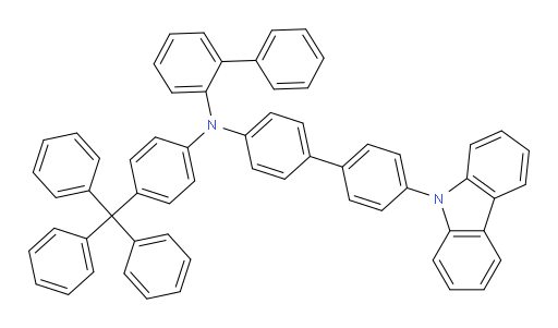 N-(4'-(9H-carbazol-9-yl)-[1,1'-biphenyl]-4-yl)-N-(4-tritylphenyl)-[1,1'-biphenyl]-2-amine
