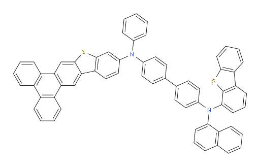 N4-(benzo[b]triphenyleno[2,3-d]thiophen-12-yl)-N4'-(dibenzo[b,d]thiophen-4-yl)-N4'-(naphthalen-1-yl)-N4-phenyl-[1,1'-biphenyl]-4,4'-diamine