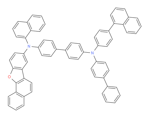 N4-([1,1'-biphenyl]-4-yl)-N4'-(naphthalen-1-yl)-N4-(4-(naphthalen-1-yl)phenyl)-N4'-(naphtho[1,2-b]benzofuran-8-yl)-[1,1'-biphenyl]-4,4'-diamine
