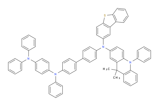 N4-(dibenzo[b,d]thiophen-2-yl)-N4-(9,9-dimethyl-10-phenyl-9,10-dihydroacridin-2-yl)-N4'-(4-(diphenylamino)phenyl)-N4'-phenyl-[1,1'-biphenyl]-4,4'-diamine