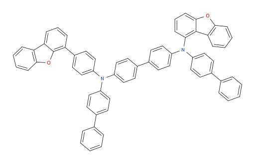 N4,N4'-di([1,1'-biphenyl]-4-yl)-N4-(dibenzo[b,d]furan-1-yl)-N4'-(4-(dibenzo[b,d]furan-4-yl)phenyl)-[1,1'-biphenyl]-4,4'-diamine