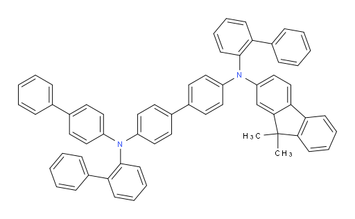 N4,N4'-di([1,1'-biphenyl]-2-yl)-N4-([1,1'-biphenyl]-4-yl)-N4'-(9,9-dimethyl-9H-fluoren-2-yl)-[1,1'-biphenyl]-4,4'-diamine