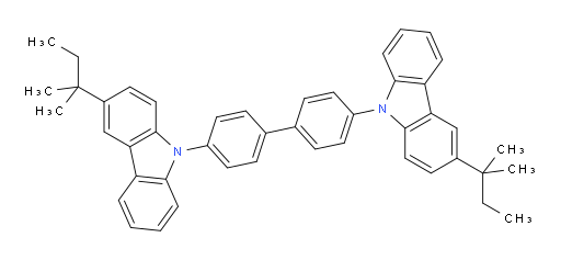4,4'-bis(3-(tert-pentyl)-9H-carbazol-9-yl)-1,1'-biphenyl