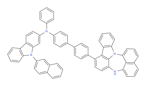 N-(4'-(4H-naphtho[1',8':5,6,7][1,4]diazepino[3,2,1-jk]carbazol-7-yl)-[1,1'-biphenyl]-4-yl)-9-(naphthalen-2-yl)-N-phenyl-9H-carbazol-2-amine