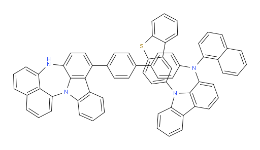 N-(4'-(4H-naphtho[1',8':5,6,7][1,4]diazepino[3,2,1-jk]carbazol-7-yl)-[1,1'-biphenyl]-4-yl)-9-(dibenzo[b,d]thiophen-2-yl)-N-(naphthalen-1-yl)-9H-carbazol-1-amine