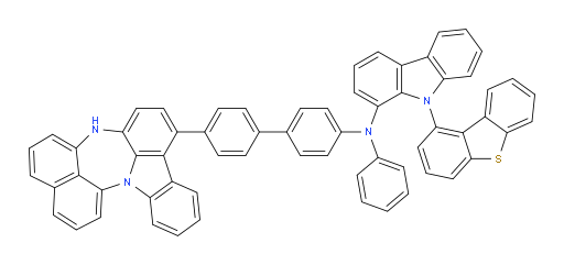 N-(4'-(4H-naphtho[1',8':5,6,7][1,4]diazepino[3,2,1-jk]carbazol-7-yl)-[1,1'-biphenyl]-4-yl)-9-(dibenzo[b,d]thiophen-1-yl)-N-phenyl-9H-carbazol-1-amine