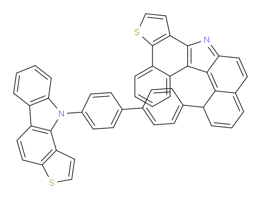 8-(4'-(10H-thieno[3,2-a]carbazol-10-yl)-[1,1'-biphenyl]-4-yl)-8H-dibenzo[c,g]thieno[3,2-a]carbazole