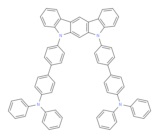 4',4'''-(indolo[2,3-b]carbazole-5,7-diyl)bis(N,N-diphenyl-[1,1'-biphenyl]-4-amine)