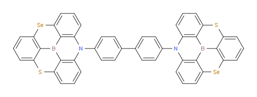 4,4'-di(12H-4-thia-8-selena-12-aza-3a2-boradibenzo[cd,mn]pyren-12-yl)-1,1'-biphenyl