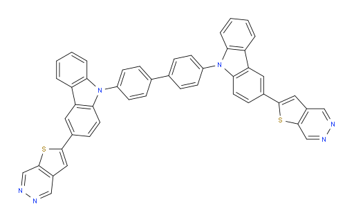 4,4'-bis(3-(thieno[2,3-d]pyridazin-2-yl)-9H-carbazol-9-yl)-1,1'-biphenyl