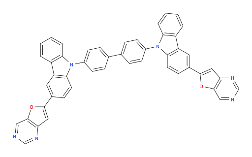 4,4'-bis(3-(furo[3,2-d]pyrimidin-6-yl)-9H-carbazol-9-yl)-1,1'-biphenyl