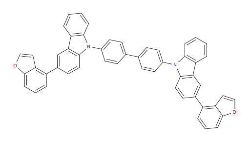 4,4'-bis(3-(benzofuran-4-yl)-9H-carbazol-9-yl)-1,1'-biphenyl