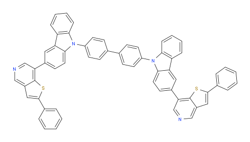 4,4'-bis(3-(2-phenylthieno[3,2-c]pyridin-7-yl)-9H-carbazol-9-yl)-1,1'-biphenyl