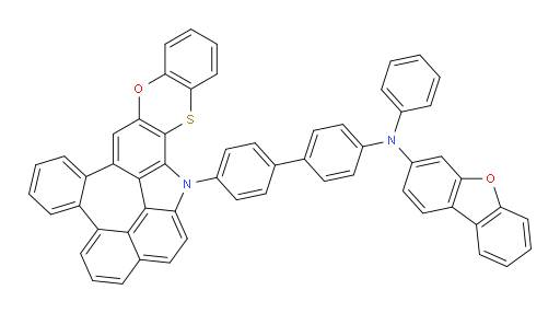 N-(4'-(15H-9-oxa-14-thia-15-azabenzo[6,7]naphtho[2',1',8':3,4,5]azuleno[1,8-ab]anthracen-15-yl)-[1,1'-biphenyl]-4-yl)-N-phenyldibenzo[b,d]furan-3-amine