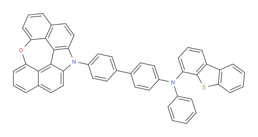 N-(4'-(12H-6-oxa-12-azaindeno[2,1,7,6-ghij]pleiaden-12-yl)-[1,1'-biphenyl]-4-yl)-N-phenyldibenzo[b,d]thiophen-4-amine