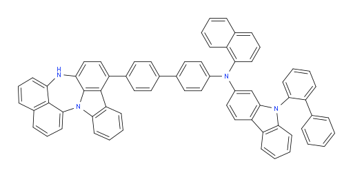N-(4'-(4H-naphtho[1',8':5,6,7][1,4]diazepino[3,2,1-jk]carbazol-7-yl)-[1,1'-biphenyl]-4-yl)-9-([1,1'-biphenyl]-2-yl)-N-(naphthalen-1-yl)-9H-carbazol-2-amine