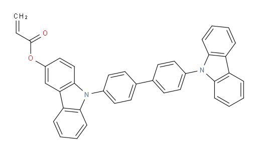 9-(4'-(9H-carbazol-9-yl)-[1,1'-biphenyl]-4-yl)-9H-carbazol-3-yl acrylate