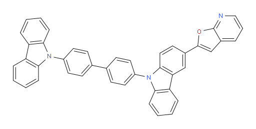 2-(9-(4'-(9H-carbazol-9-yl)-[1,1'-biphenyl]-4-yl)-9H-carbazol-3-yl)furo[2,3-b]pyridine