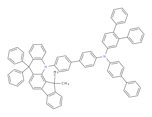 N-([1,1'-biphenyl]-4-yl)-N-(4'-(13,13-dimethyl-7,7-diphenyl-7H-indeno[1,2-c]acridin-12(13H)-yl)-[1,1'-biphenyl]-4-yl)-[1,1':2',1''-terphenyl]-4'-amine