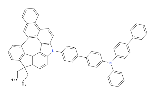 N-([1,1'-biphenyl]-4-yl)-4'-(3,3-diethyl-14-azafluoreno[3',4',5':3,4,5,6]azuleno[7,8,1-mna]phenanthren-14(3H)-yl)-N-phenyl-[1,1'-biphenyl]-4-amine