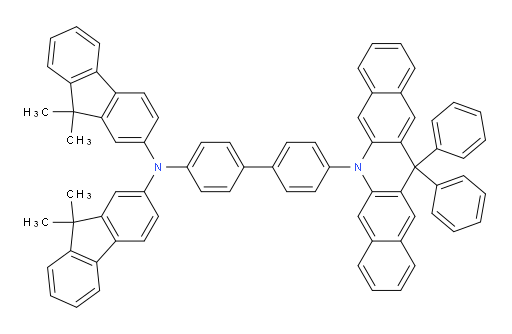 N-(9,9-dimethyl-9H-fluoren-2-yl)-N-(4'-(13,13-diphenyldibenzo[b,i]acridin-6(13H)-yl)-[1,1'-biphenyl]-4-yl)-9,9-dimethyl-9H-fluoren-2-amine