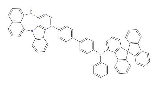N-(4'-(4H-naphtho[1',8':5,6,7][1,4]diazepino[3,2,1-jk]carbazol-7-yl)-[1,1'-biphenyl]-4-yl)-N-phenyl-9,9'-spirobi[fluoren]-4-amine