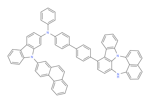 N-(4'-(4H-naphtho[1',8':5,6,7][1,4]diazepino[3,2,1-jk]carbazol-7-yl)-[1,1'-biphenyl]-4-yl)-9-(phenanthren-2-yl)-N-phenyl-9H-carbazol-2-amine