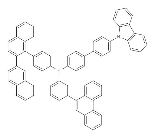 N-(4-([2,2'-binaphthalen]-1-yl)phenyl)-4'-(9H-carbazol-9-yl)-N-(3-(phenanthren-9-yl)phenyl)-[1,1'-biphenyl]-4-amine